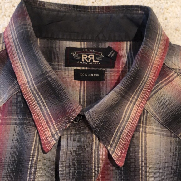NWOT Ralph Lauren Double RRL Ralph Lauren Plaid Shirt - Picture 3 of 16